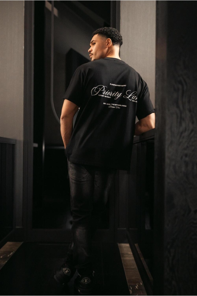 PRIORITY T SHIRT MM1 PS25 37 900 BLACK